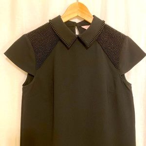 Ted Baker beaded collared top size 1